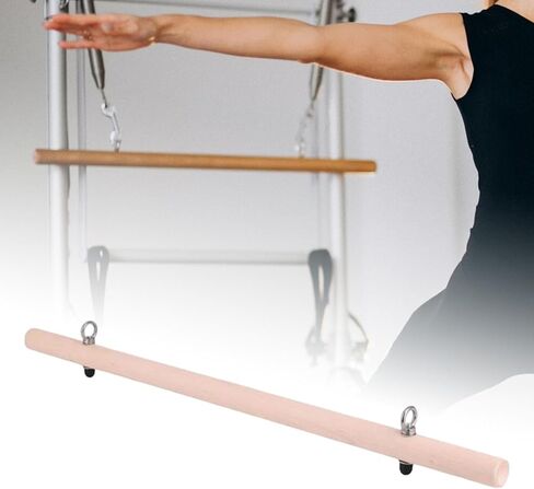 Resistance Bar Pilates Roll Down Bar with Wooden Exercise Pole for in Kuwait