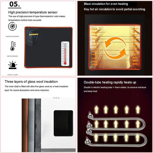 فرن تجفيف بدرجة حرارة ثابتة للمختبرات والصناعة، فرن تجفيف بالهواء القسري بشاشة رقمية، فرن حاضنة مختبر عالي الأداء مع تحكم دقيق في درجة الحرارة in Kuwait