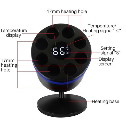 24W Composite Resin Heater with LCD Display with Silicone Cover for Dental Lab Power Source Electricity Material Warmer in Kuwait