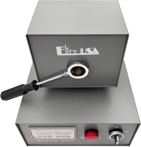 فرن ذوبان حقن أسنان مرن بقدرة 350 وات - فرن تسخين صناعي محمول لمختبرات الأسنان، تنعيم مدمج وسريع الراتنج in Kuwait