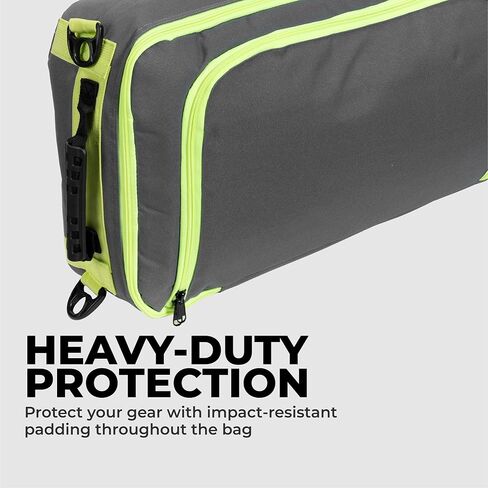 حقيبة التزلج على الجليد من Tough Outfitters للسفر الجوي - حقيبة سفر مبطنة شديدة التحمل على الجليد - حقائب ألواح الثلج المقاومة للطقس in Saudi Arabia
