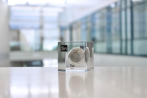 Authentic Tin Element Cube, 2x2x2 Inches, Encased in Crystal-Clear Lucite Acrylic, Authentic Sample of Tin, Handmade in The USA by Engineered Labs, Perfect for Display or Educational Purposes in Saudi Arabia