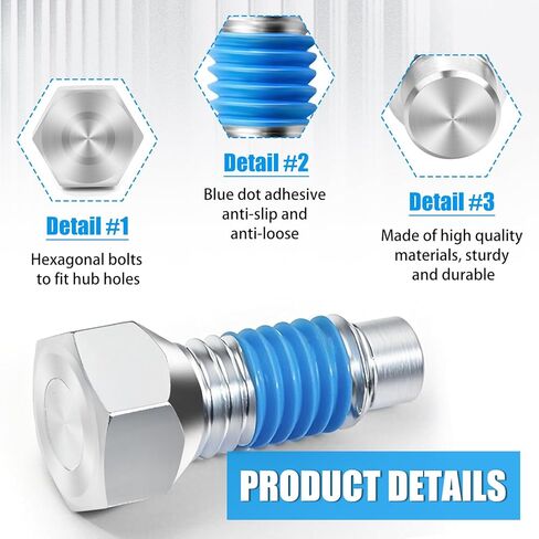 596218701 532140080 Rear Wheel Hub Bolt 7/16-14 X 1-3/8, for Husqvarna Electrolux Lawn Mowers and Lawn Tractors in Kuwait