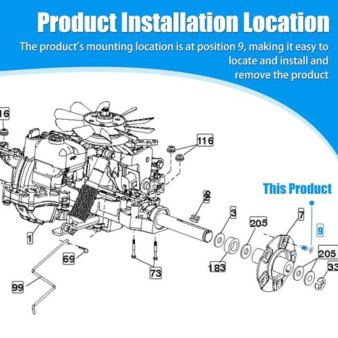 596218701 532140080 Rear Wheel Hub Bolt 7/16-14 X 1-3/8, for Husqvarna Electrolux Lawn Mowers and Lawn Tractors in Kuwait