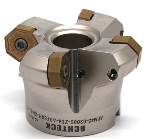 AFM45-02000-Z05-A0750R-XN07-C 2.00 Inch Dia. Milling Cutter, 45° Lead. 5 Teeth with 14 Cutting Edges in Saudi Arabia