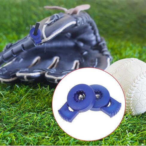 36 Pcs Baseball Glove Locks, Glove Lace Locks, Never Need Tying Knots Again, Gloves Lock Clips for Gloves Repair and Secure Fit - Youth & Adult Players 9 Assorted Colors (4 Each) in Saudi Arabia