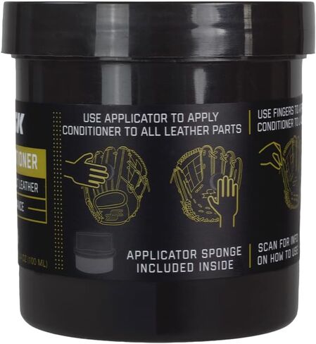 SSK Glove Conditioner with Applicator-Baseball & Softball Glove Maintenance-Hydrates & Protects Leather GC100 in Saudi Arabia