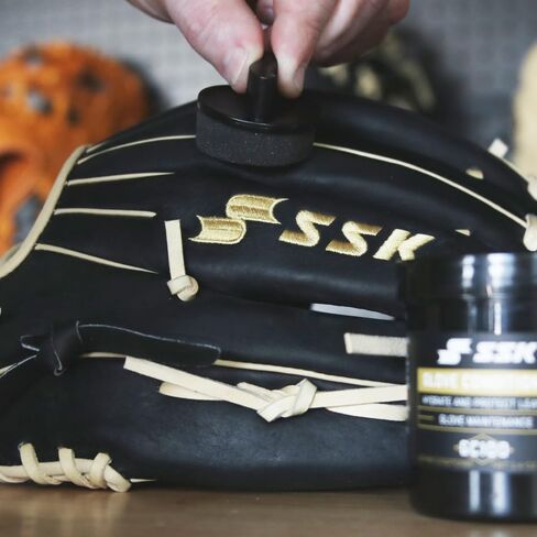 SSK Glove Conditioner with Applicator-Baseball & Softball Glove Maintenance-Hydrates & Protects Leather GC100 in Saudi Arabia