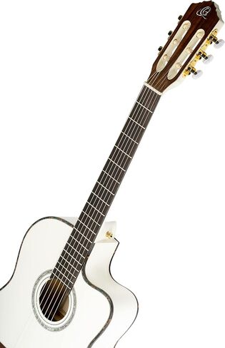 Family Series Pro Solid Top Thinline Acoustic-Electric Nylon Classical Guitar w/Bag in Saudi Arabia