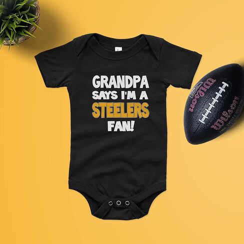 NanyCrafts Baby's My Grandpa يقول أنا من محبي ستيلرز، من محبي ستيلرز in Kuwait