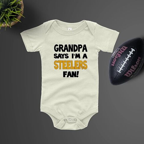 NanyCrafts Baby's My Grandpa يقول أنا من محبي ستيلرز، من محبي ستيلرز in Kuwait