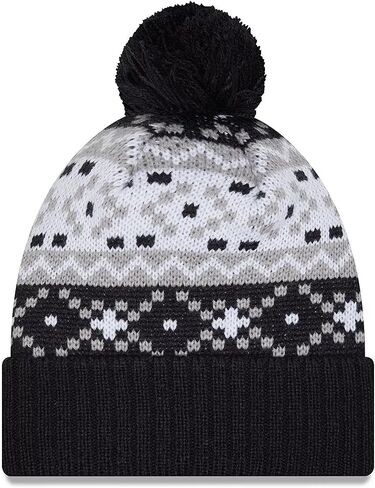 قبعة صغيرة منسوجة من نيو إيرا يوث ديترويت تايجرز بوم باللون الأزرق in Kuwait