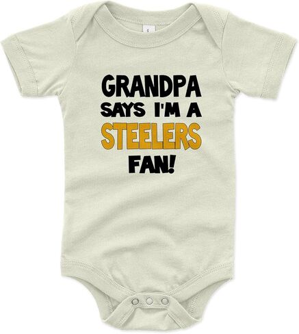 NanyCrafts Baby's My Grandpa يقول أنا من محبي ستيلرز، من محبي ستيلرز in Kuwait