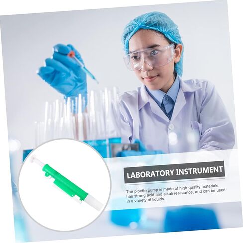 Veemoon 2pcs Pipette Pump for Laboratory Use Precision Tool Thumb Wheel Design Compatible Pipettes Acid Resistant in Saudi Arabia
