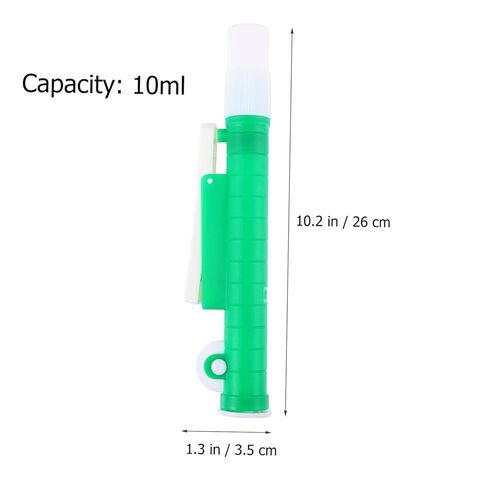 Veemoon 2pcs Pipette Pump for Laboratory Use Precision Tool Thumb Wheel Design Compatible Pipettes Acid Resistant in Saudi Arabia
