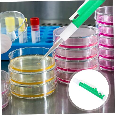 Veemoon 2pcs Pipette Pump for Laboratory Use Precision Tool Thumb Wheel Design Compatible Pipettes Acid Resistant in Saudi Arabia