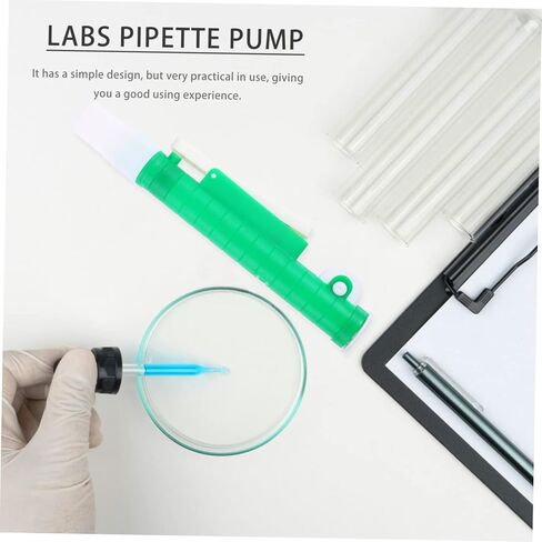 Veemoon 2pcs Pipette Pump for Laboratory Use Precision Tool Thumb Wheel Design Compatible Pipettes Acid Resistant in Saudi Arabia