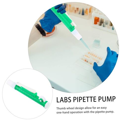Plastic and Glass Pipette Pump for 10ml Laboratory Liquid Transfer Tool Easy to Use and Clean for Scientific Research and Experiments in Saudi Arabia