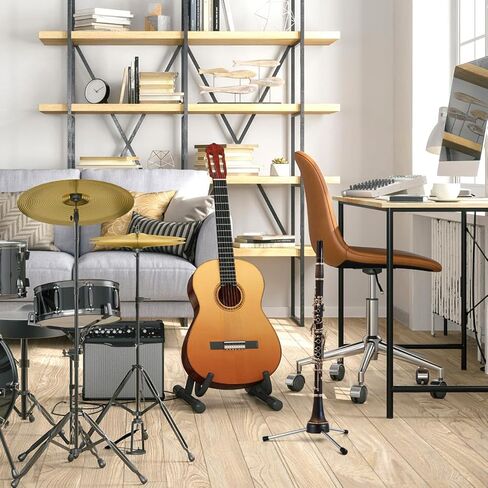 BESPORTBLE Clarinet Stand Flute Holder Easy to Carry Compact Foldable Tripod for Wind Instruments in Saudi Arabia
