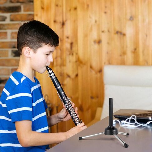BESPORTBLE Clarinet Stand Flute Holder Easy to Carry Compact Foldable Tripod for Wind Instruments in Saudi Arabia