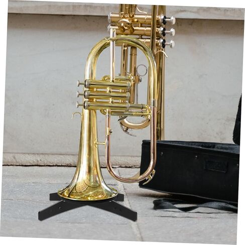 Portable B Flat Trumpet Stand Detachable Brass Instrument Holder Adjustable Music Stand for Trumpet and Oboe Lightweight Wind Instrument Rack in Saudi Arabia