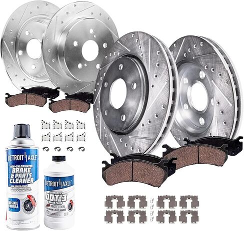 Detroit Axle - Rear Brake Drums for 2012-2019 Nissan Versa 2012-2017 March 2015-2017 Micra Brake Drums Set Replacement in Kuwait
