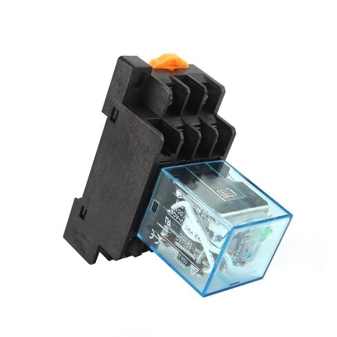 Intermediate Relay HH63P LY3NJ 10A Micro Small Electromagnetic ACDC12V24V AC110V 220V 380V with 11 pins Socket Base PTF11A(with Socket,AC 380V) in Saudi Arabia