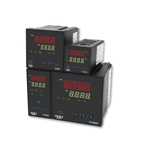 Dual Output SSR+Relay Thermostat Digital Display YH100 YH400 YH700 YH900 Intelligent Universal Input Temperature Controller 220V(Silver) in Kuwait