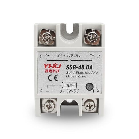 1pcs Solid State Relay SSR-25DA 25A SSR-10DA SSR-40DA 5-24VDC to 24-380V AC SSR 25DA6-20mA(SSR-40DA) in Saudi Arabia