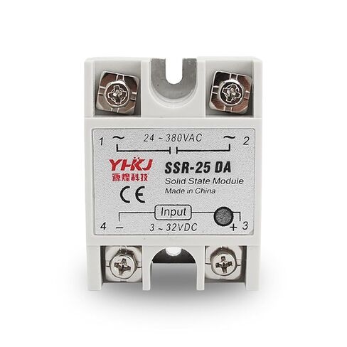 1pcs Solid State Relay SSR-25DA 25A SSR-10DA SSR-40DA 5-24VDC to 24-380V AC SSR 25DA6-20mA(SSR-40DA) in Kuwait