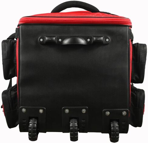 Hammer Black Edition Trolley Wheelie Cricket Kit Bag | 206L Extra-Large Capacity | Dual Bat Compartments | Luggage-Grade Wheels | Adult Cricket Gear Bag in Kuwait