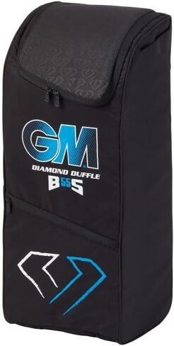 Gunn & Moore GM Cricket Duffle Duffel Bag | Tough 600 Denier Polyester | Small, Medium, Large or Extra Large | Blue, Blue & Red, Black & Blue or Black, Cyan & Fluro in Saudi Arabia
