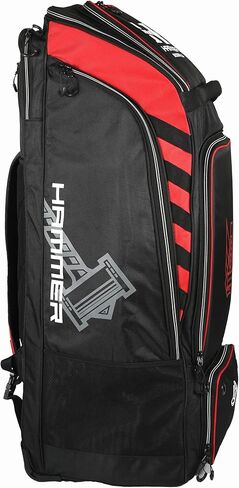 Hammer Berserker 2.0 Duffle Wheelie Cricket Kit Bag | 206L Capacity | Dual Bat Pockets | Shoe & Helmet Compartment | Heavy-Duty 2100D Polyester in Kuwait