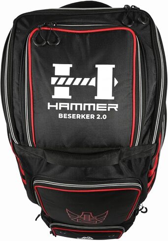 Hammer Berserker 2.0 Duffle Wheelie Cricket Kit Bag | 206L Capacity | Dual Bat Pockets | Shoe & Helmet Compartment | Heavy-Duty 2100D Polyester in Kuwait