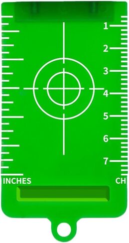 أداة قياس لوحة بطاقة الهدف المحمولة والثابتة والقابلة لإعادة الاستخدام مع ملحق بمقياس متري انعكاس واضح مادة PP مناسبة باللون الأخضر in Kuwait