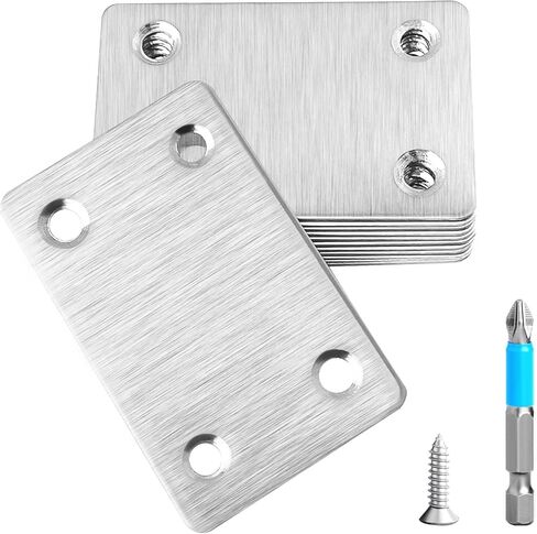 12 Pcs Mending Plate, 2.37 x 1.5 inch MLK, St in Saudi Arabia
