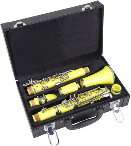 ERINGOGO Portable Clarinet Storage Box Hard Protective Case for Clarinet Carrying Handle Black Musical Instrument Storage Bag in Saudi Arabia