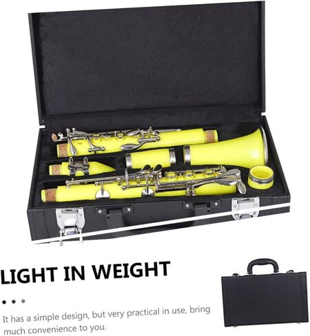 ERINGOGO Portable Clarinet Storage Box Hard Protective Case for Clarinet Carrying Handle Black Musical Instrument Storage Bag in Saudi Arabia