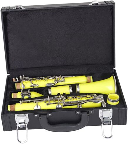 ERINGOGO Portable Clarinet Storage Box Hard Protective Case for Clarinet Carrying Handle Black Musical Instrument Storage Bag in Saudi Arabia