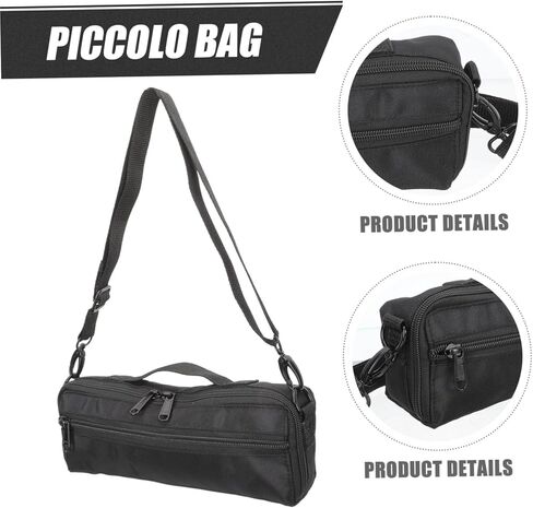 Generic Piccolo Pouch Soft Plush Wind Instrument Bag Lightweight Portable Carrying Case with Material for Piccolo Storage and Protection in Saudi Arabia