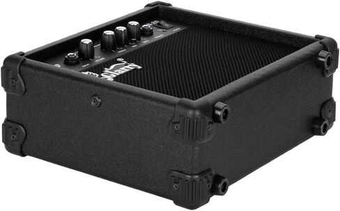 20W Electric Bass Amplifier – Portable Practice Amp with Volume, Treble, Middle & Bass Control, Perfect for Beginner Home Jamming in Saudi Arabia