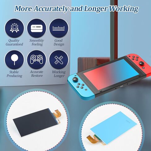 YWLRONG لاستبدال شاشة نينتندو سويتش لمجموعة لوحة شاشة عرض LCD لنينتندو سويتش مع أدوات (غير متضمنة محول رقمي يعمل باللمس) in Kuwait
