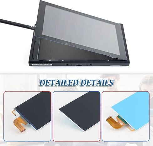 YWLRONG لاستبدال شاشة نينتندو سويتش لمجموعة لوحة شاشة عرض LCD لنينتندو سويتش مع أدوات (غير متضمنة محول رقمي يعمل باللمس) in Kuwait