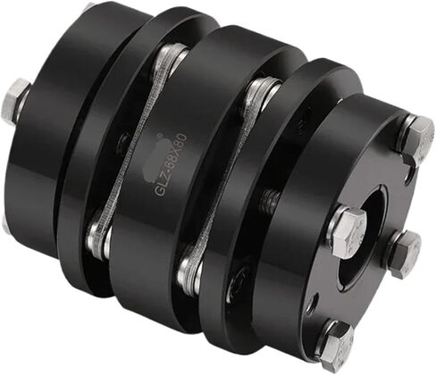45#Steel Double Diaphragm Shaft Coupling D56L805 8 10 12 15(20x24mm) in Kuwait