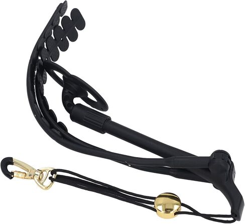Saxophone Shoulder Strap, Adjustable Neck Support with 360 Degree Swivel for Comfort, Double Strap System, Metal Snap Hook Secure Attachment, for Alto Tenor Saxophone Flute Players in Saudi Arabia