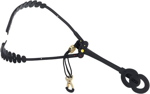 Saxophone Shoulder Strap, Adjustable Neck Support with 360 Degree Swivel for Comfort, Double Strap System, Metal Snap Hook Secure Attachment, for Alto Tenor Saxophone Flute Players in Saudi Arabia