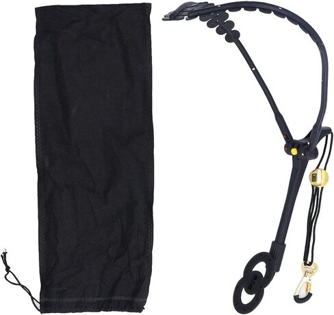Saxophone Shoulder Strap, Adjustable Neck Support with 360 Degree Swivel for Comfort, Double Strap System, Metal Snap Hook Secure Attachment, for Alto Tenor Saxophone Flute Players in Saudi Arabia