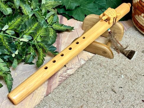 Native American Flute Pack -Natural Turtle & Bag in Saudi Arabia