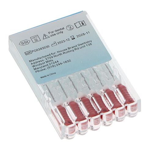 400506 HSB Endodontic Reamers 21mm #25 Stainless Steel 6/Pk in Saudi Arabia