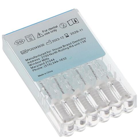 400510 HSB Endodontic Reamers 21mm #45 Stainless Steel 6/Pk in Saudi Arabia